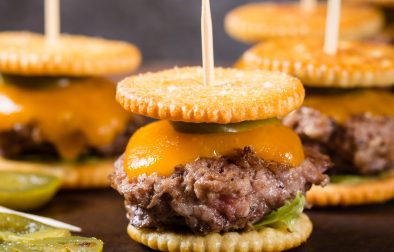 Salty-crackers-burger-bites