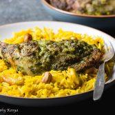Spiced-Coconut-Chicken-on-Yellow-Rice